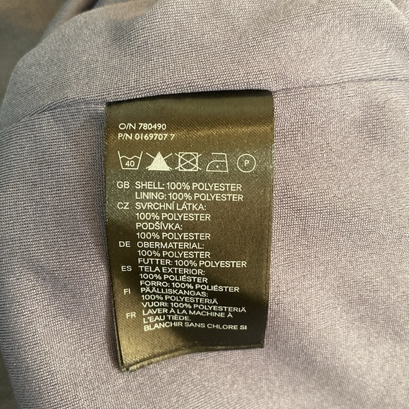 H&M - Grey shift dress. Size 8 - Picture 4 of 9